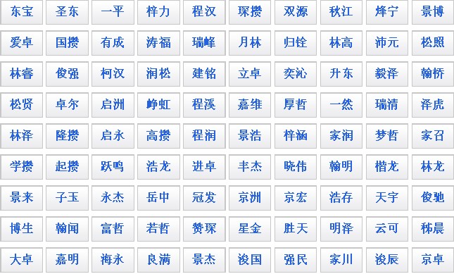 小孩起名用字_小孩起名桢字_小孩起名字 王