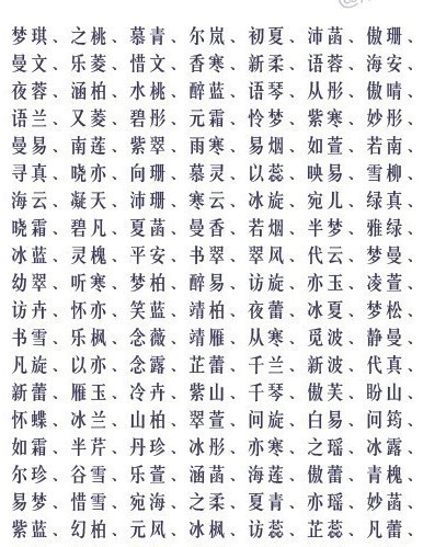 王姓女宝起名字_王姓女宝起名字