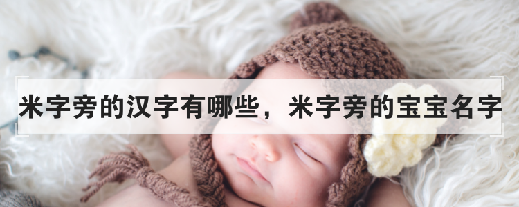 米字旁的汉字有哪些，米字旁的宝宝名字