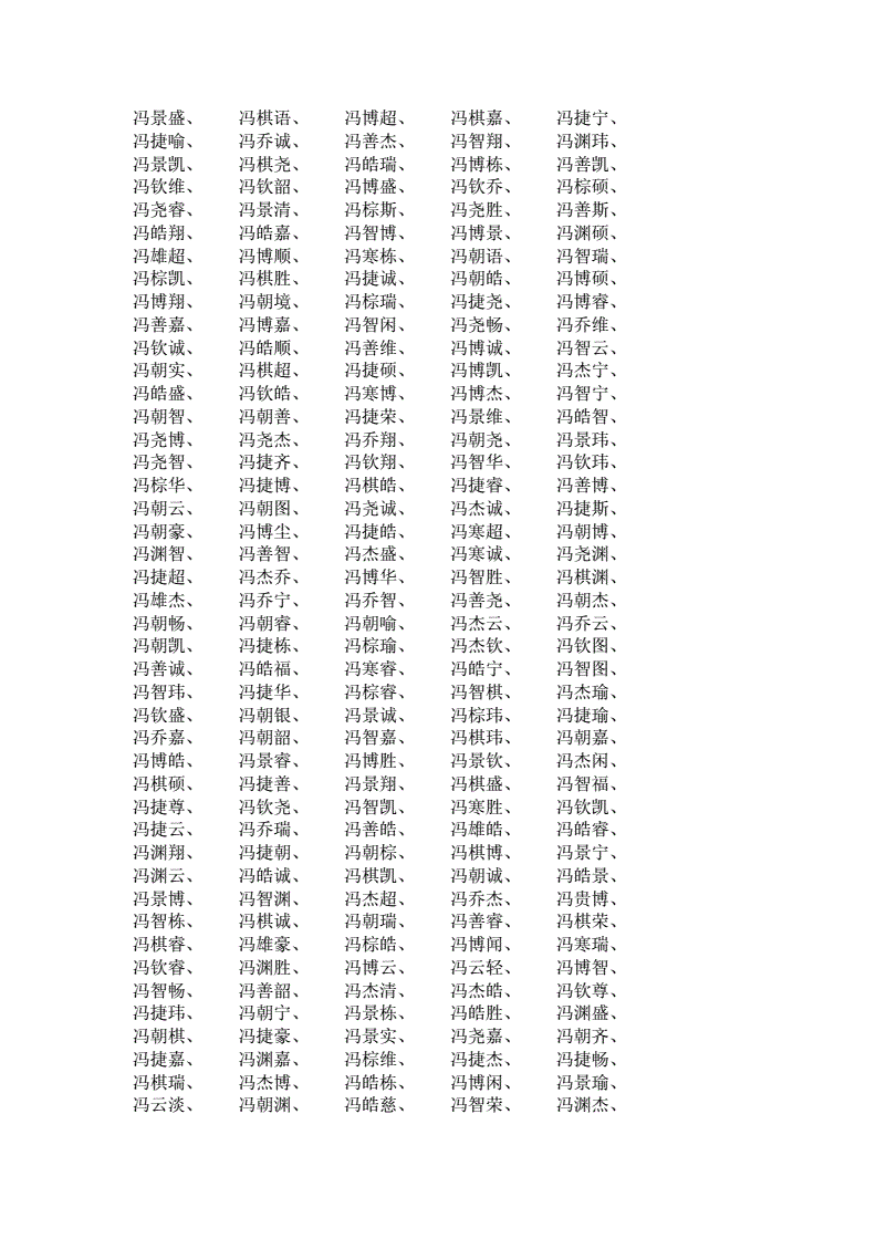 晨字起名男孩名字大全_崔字起名男孩名字大全_冯起名字大全男孩