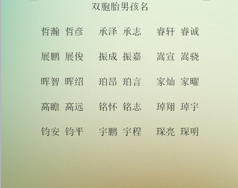 龙凤宝宝起名字 2017_马宝宝起名带辰字_马宝宝起名 选草字头字