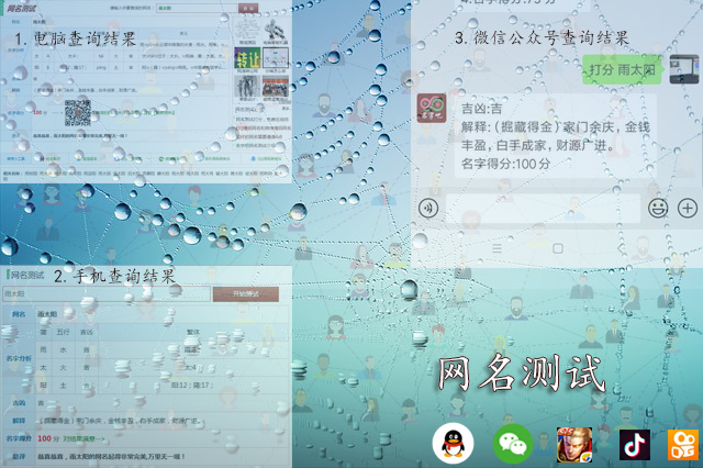 名字吧网名测试查询结果
